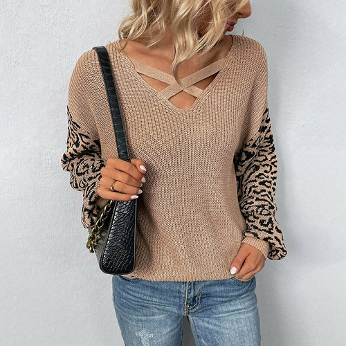 Leopard Knitted Sweaters