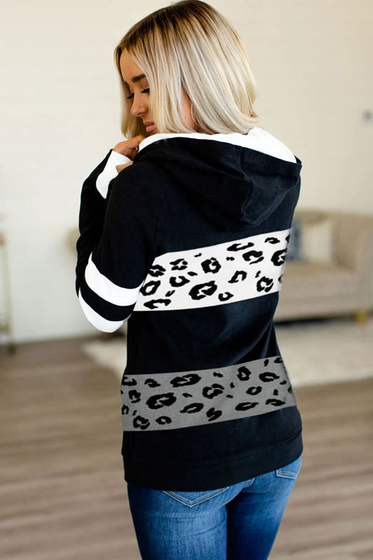 Leopard Long Sleeve Hoodie