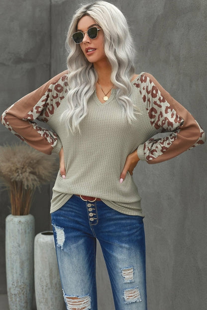 Mocha Leopard Knit