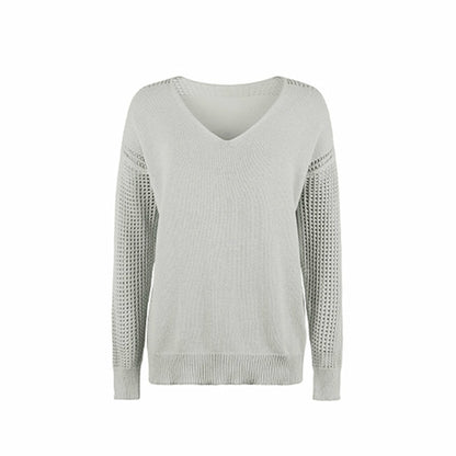 Long Sleeve Gray or Pink Sweater