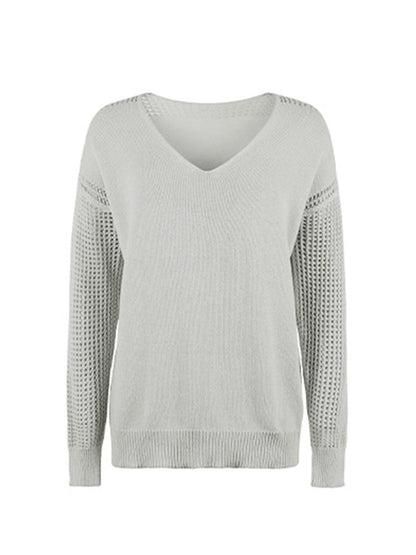 Long Sleeve Gray or Pink Sweater