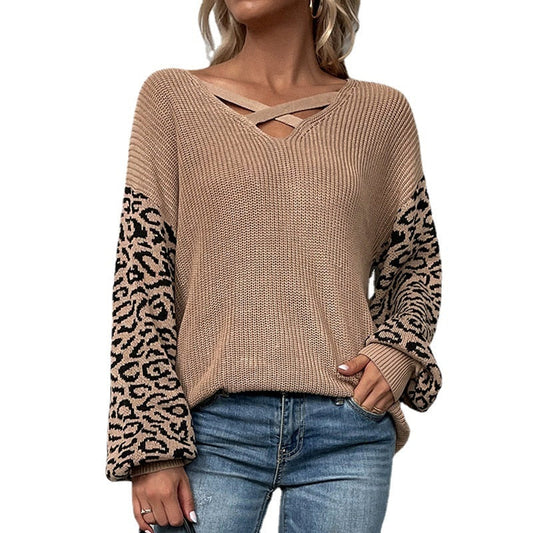 Leopard Knitted Sweaters