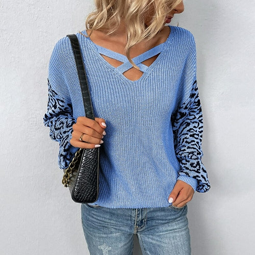 Leopard Knitted Sweaters