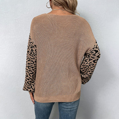 Leopard Knitted Sweaters