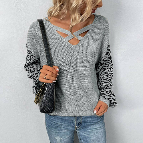 Leopard Knitted Sweaters