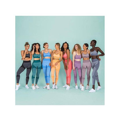 Your Favorite High Waist Athletic Seamless Yoga Leggings And Stretch Sports Bra